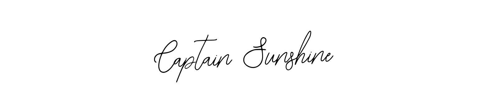 It looks lik you need a new signature style for name Captain Sunshine. Design unique handwritten (Bearetta-2O07w) signature with our free signature maker in just a few clicks. Captain Sunshine signature style 12 images and pictures png
