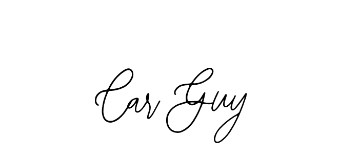 How to make Car Guy name signature. Use Bearetta-2O07w style for creating short signs online. This is the latest handwritten sign. Car Guy signature style 12 images and pictures png