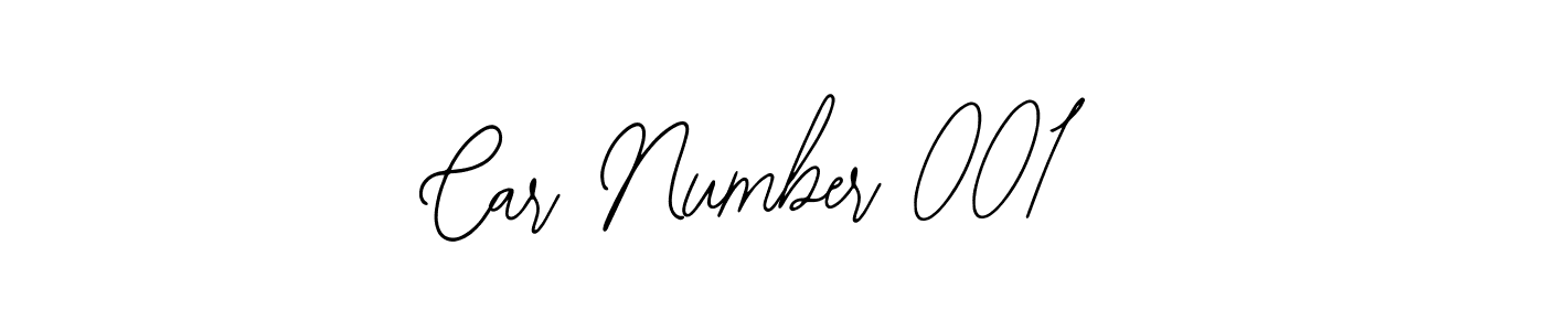 Also we have Car Number 001 name is the best signature style. Create professional handwritten signature collection using Bearetta-2O07w autograph style. Car Number 001 signature style 12 images and pictures png