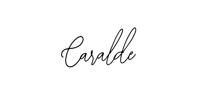 Use a signature maker to create a handwritten signature online. With this signature software, you can design (Bearetta-2O07w) your own signature for name Caralde. Caralde signature style 12 images and pictures png