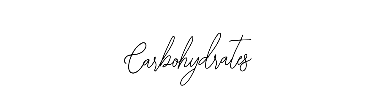 Design your own signature with our free online signature maker. With this signature software, you can create a handwritten (Bearetta-2O07w) signature for name Carbohydrates. Carbohydrates signature style 12 images and pictures png