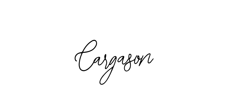 How to make Cargason name signature. Use Bearetta-2O07w style for creating short signs online. This is the latest handwritten sign. Cargason signature style 12 images and pictures png