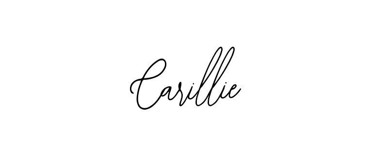 Use a signature maker to create a handwritten signature online. With this signature software, you can design (Bearetta-2O07w) your own signature for name Carillie. Carillie signature style 12 images and pictures png