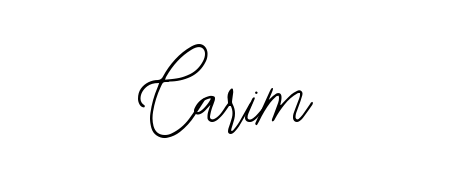 Enhance your business communications with Carim signature in Bearetta-2O07w lettering. Clean, modern, and universally compatible. Carim signature style 12 images and pictures png