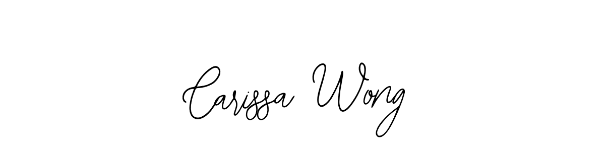 Create a beautiful signature design for name Carissa Wong. With this signature (Bearetta-2O07w) fonts, you can make a handwritten signature for free. Carissa Wong signature style 12 images and pictures png