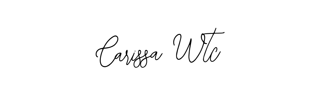 Also You can easily find your signature by using the search form. We will create Carissa Wtc name handwritten signature images for you free of cost using Bearetta-2O07w sign style. Carissa Wtc signature style 12 images and pictures png