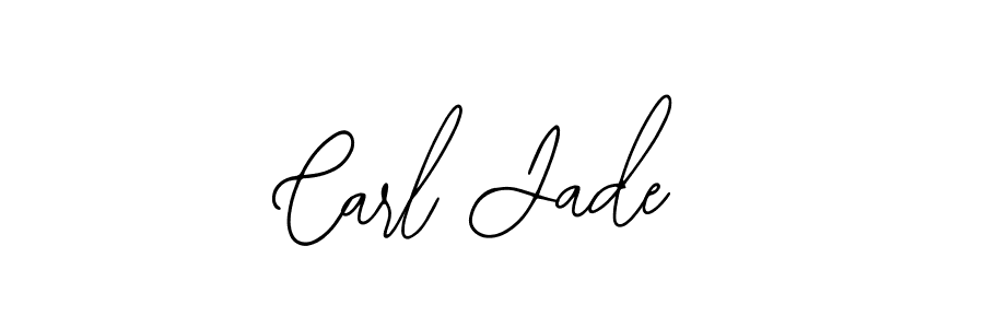 Use a signature maker to create a handwritten signature online. With this signature software, you can design (Bearetta-2O07w) your own signature for name Carl Jade. Carl Jade signature style 12 images and pictures png