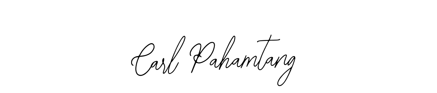 How to make Carl Pahamtang signature? Bearetta-2O07w is a professional autograph style. Create handwritten signature for Carl Pahamtang name. Carl Pahamtang signature style 12 images and pictures png