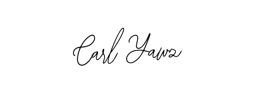 Design your own signature with our free online signature maker. With this signature software, you can create a handwritten (Bearetta-2O07w) signature for name Carl Yawz. Carl Yawz signature style 12 images and pictures png