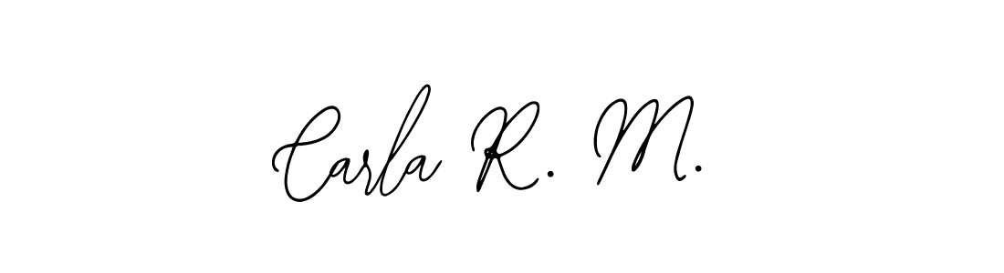 How to Draw Carla R. M. signature style? Bearetta-2O07w is a latest design signature styles for name Carla R. M.. Carla R. M. signature style 12 images and pictures png