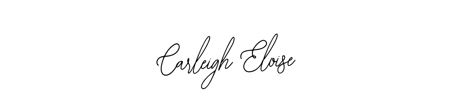 How to make Carleigh Eloise name signature. Use Bearetta-2O07w style for creating short signs online. This is the latest handwritten sign. Carleigh Eloise signature style 12 images and pictures png