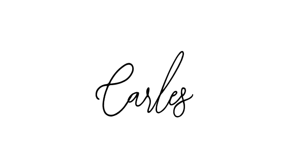 Use a signature maker to create a handwritten signature online. With this signature software, you can design (Bearetta-2O07w) your own signature for name Carles. Carles signature style 12 images and pictures png