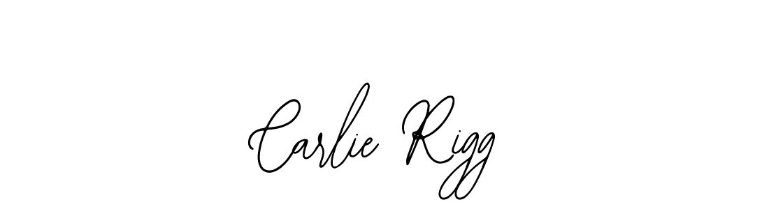 How to make Carlie Rigg name signature. Use Bearetta-2O07w style for creating short signs online. This is the latest handwritten sign. Carlie Rigg signature style 12 images and pictures png