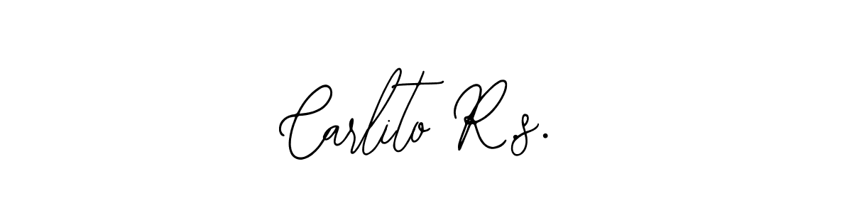 Make a beautiful signature design for name Carlito R.s.. Use this online signature maker to create a handwritten signature for free. Carlito R.s. signature style 12 images and pictures png