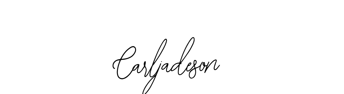 How to make Carljadeson name signature. Use Bearetta-2O07w style for creating short signs online. This is the latest handwritten sign. Carljadeson signature style 12 images and pictures png