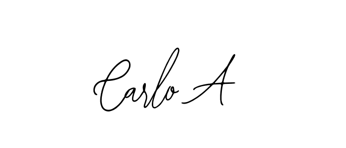 It looks lik you need a new signature style for name Carlo A. Design unique handwritten (Bearetta-2O07w) signature with our free signature maker in just a few clicks. Carlo A signature style 12 images and pictures png