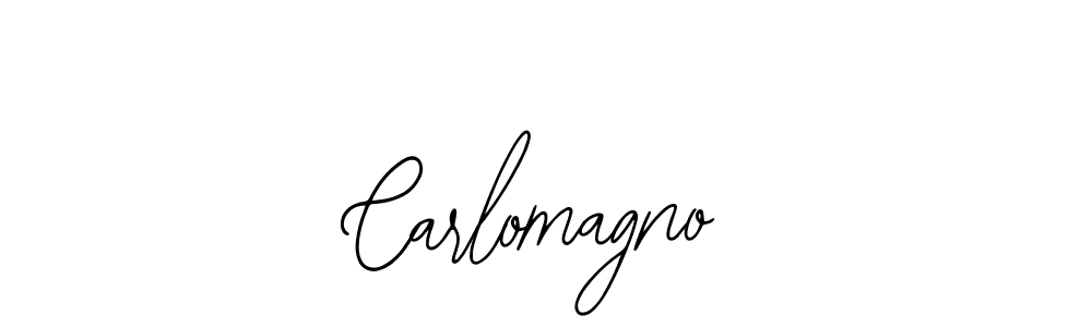 How to make Carlomagno name signature. Use Bearetta-2O07w style for creating short signs online. This is the latest handwritten sign. Carlomagno signature style 12 images and pictures png