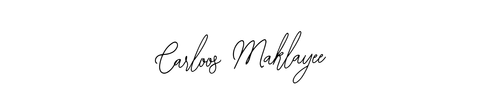 Use a signature maker to create a handwritten signature online. With this signature software, you can design (Bearetta-2O07w) your own signature for name Carloos Maklayee. Carloos Maklayee signature style 12 images and pictures png