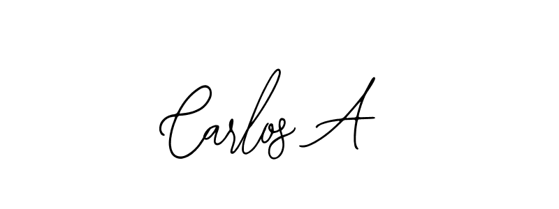 How to Draw Carlos A signature style? Bearetta-2O07w is a latest design signature styles for name Carlos A. Carlos A signature style 12 images and pictures png