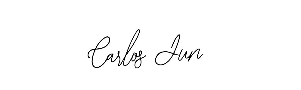 Also we have Carlos Jun name is the best signature style. Create professional handwritten signature collection using Bearetta-2O07w autograph style. Carlos Jun signature style 12 images and pictures png