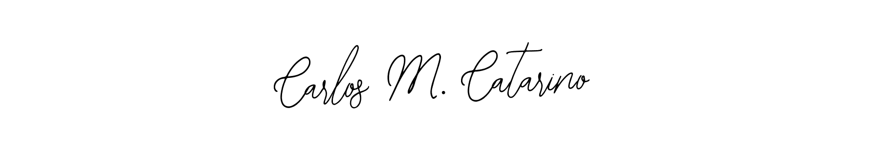 Create a beautiful signature design for name Carlos M. Catarino. With this signature (Bearetta-2O07w) fonts, you can make a handwritten signature for free. Carlos M. Catarino signature style 12 images and pictures png
