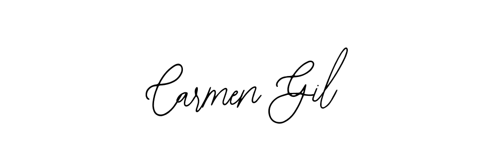 Also You can easily find your signature by using the search form. We will create Carmen Gil name handwritten signature images for you free of cost using Bearetta-2O07w sign style. Carmen Gil signature style 12 images and pictures png