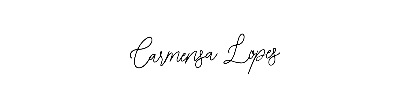 How to make Carmensa Lopes signature? Bearetta-2O07w is a professional autograph style. Create handwritten signature for Carmensa Lopes name. Carmensa Lopes signature style 12 images and pictures png