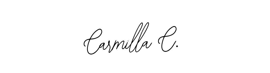 Once you've used our free online signature maker to create your best signature Bearetta-2O07w style, it's time to enjoy all of the benefits that Carmilla C. name signing documents. Carmilla C. signature style 12 images and pictures png