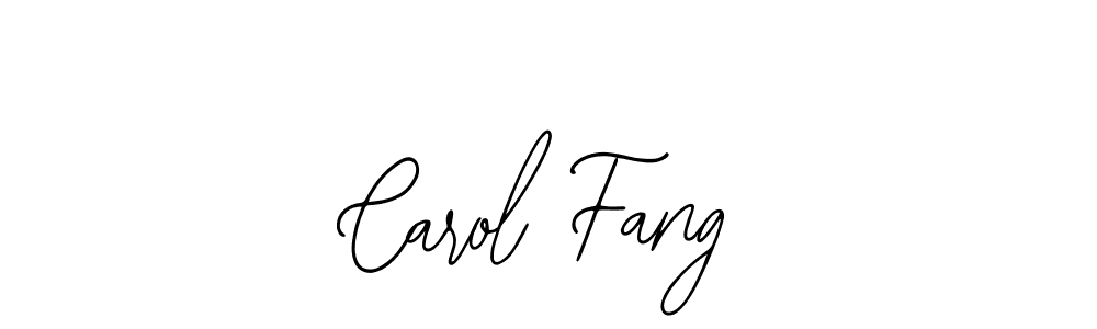 Use a signature maker to create a handwritten signature online. With this signature software, you can design (Bearetta-2O07w) your own signature for name Carol Fang. Carol Fang signature style 12 images and pictures png