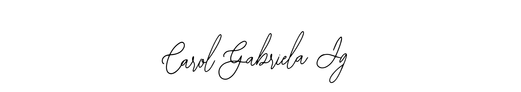 You should practise on your own different ways (Bearetta-2O07w) to write your name (Carol Gabriela Jg) in signature. don't let someone else do it for you. Carol Gabriela Jg signature style 12 images and pictures png