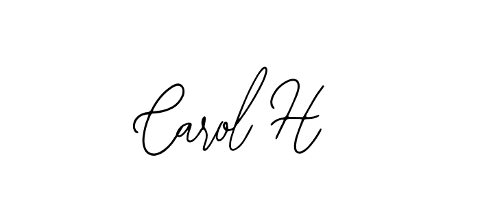 Use a signature maker to create a handwritten signature online. With this signature software, you can design (Bearetta-2O07w) your own signature for name Carol H. Carol H signature style 12 images and pictures png