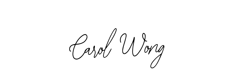 The best way (Bearetta-2O07w) to make a short signature is to pick only two or three words in your name. The name Carol Wong include a total of six letters. For converting this name. Carol Wong signature style 12 images and pictures png