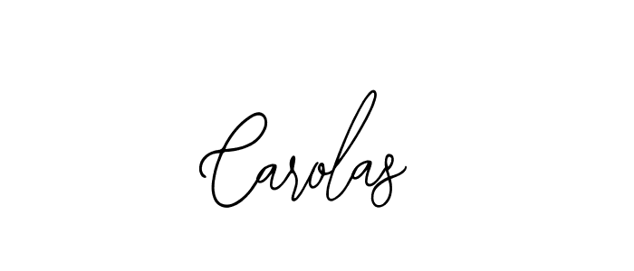 Use a signature maker to create a handwritten signature online. With this signature software, you can design (Bearetta-2O07w) your own signature for name Carolas. Carolas signature style 12 images and pictures png