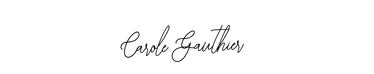 How to make Carole Gauthier signature? Bearetta-2O07w is a professional autograph style. Create handwritten signature for Carole Gauthier name. Carole Gauthier signature style 12 images and pictures png