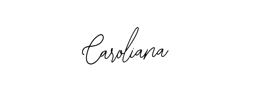 The best way (Bearetta-2O07w) to make a short signature is to pick only two or three words in your name. The name Caroliana include a total of six letters. For converting this name. Caroliana signature style 12 images and pictures png
