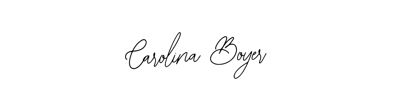 You should practise on your own different ways (Bearetta-2O07w) to write your name (Carolina Boyer) in signature. don't let someone else do it for you. Carolina Boyer signature style 12 images and pictures png