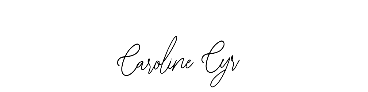 You should practise on your own different ways (Bearetta-2O07w) to write your name (Caroline Cyr) in signature. don't let someone else do it for you. Caroline Cyr signature style 12 images and pictures png