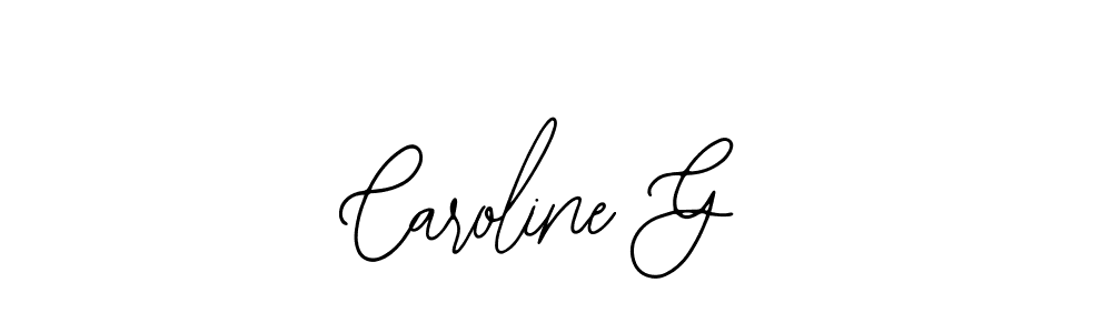 Use a signature maker to create a handwritten signature online. With this signature software, you can design (Bearetta-2O07w) your own signature for name Caroline G. Caroline G signature style 12 images and pictures png