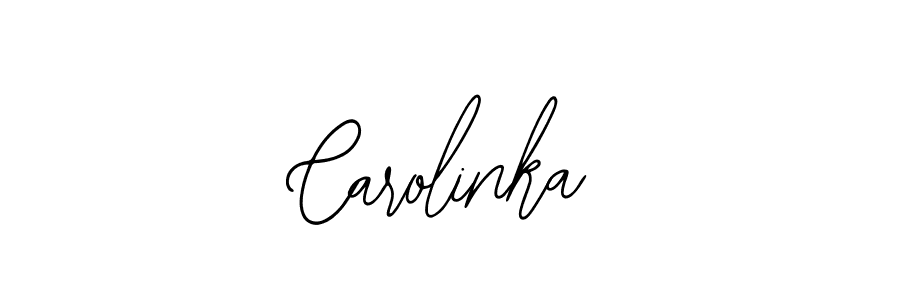 You should practise on your own different ways (Bearetta-2O07w) to write your name (Carolinka) in signature. don't let someone else do it for you. Carolinka signature style 12 images and pictures png