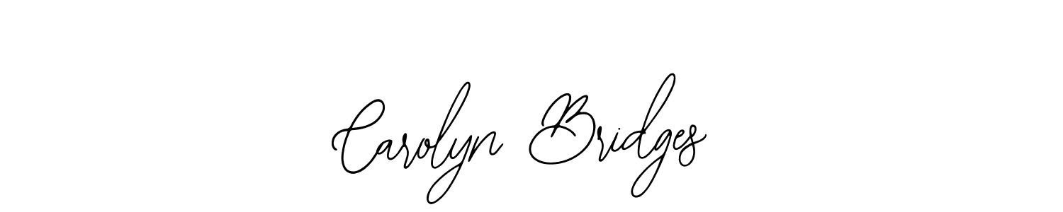 How to make Carolyn Bridges name signature. Use Bearetta-2O07w style for creating short signs online. This is the latest handwritten sign. Carolyn Bridges signature style 12 images and pictures png