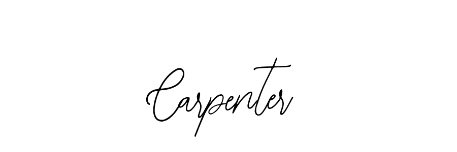 How to make Carpenter name signature. Use Bearetta-2O07w style for creating short signs online. This is the latest handwritten sign. Carpenter signature style 12 images and pictures png