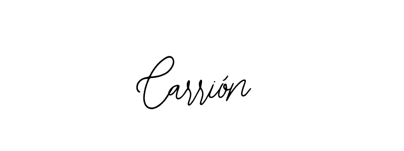 Make a beautiful signature design for name Carrión. Use this online signature maker to create a handwritten signature for free. Carrión signature style 12 images and pictures png