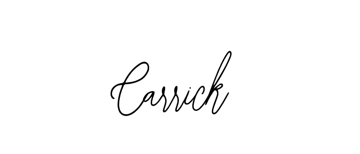 Create a beautiful signature design for name Carrick. With this signature (Bearetta-2O07w) fonts, you can make a handwritten signature for free. Carrick signature style 12 images and pictures png