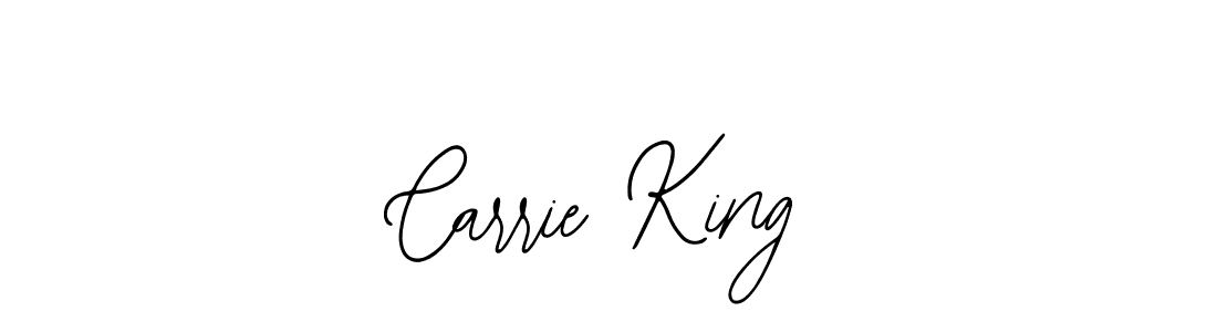 You should practise on your own different ways (Bearetta-2O07w) to write your name (Carrie King) in signature. don't let someone else do it for you. Carrie King signature style 12 images and pictures png