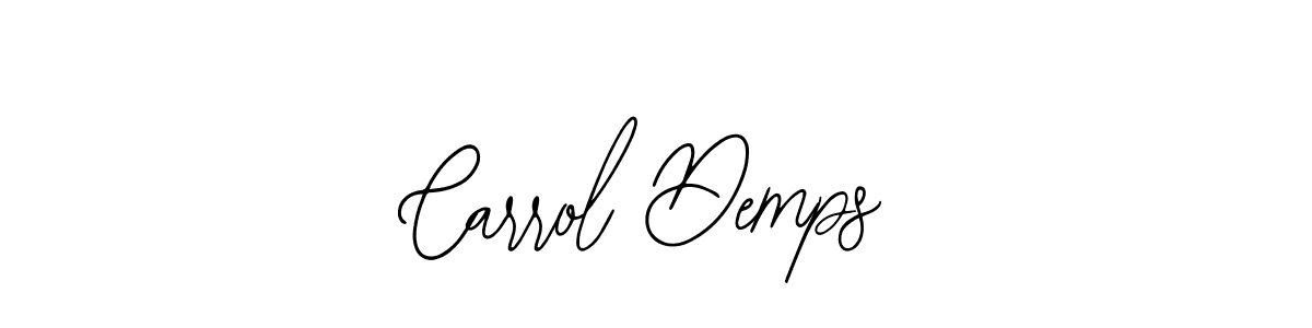 Use a signature maker to create a handwritten signature online. With this signature software, you can design (Bearetta-2O07w) your own signature for name Carrol Demps. Carrol Demps signature style 12 images and pictures png
