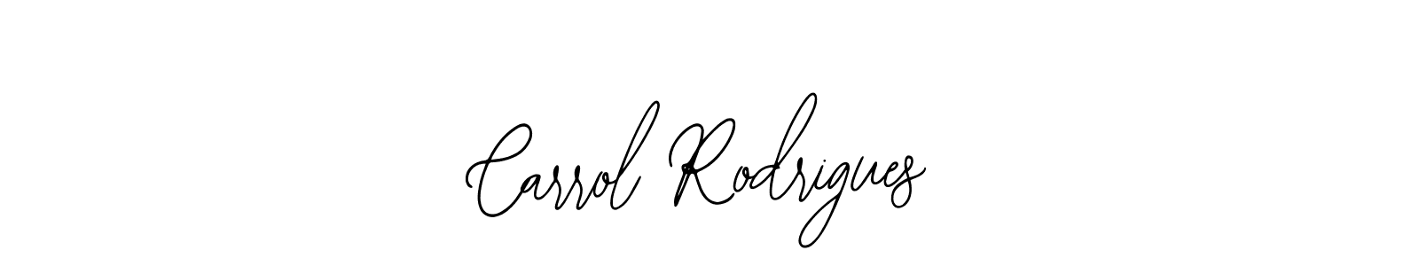 Make a beautiful signature design for name Carrol Rodrigues. Use this online signature maker to create a handwritten signature for free. Carrol Rodrigues signature style 12 images and pictures png