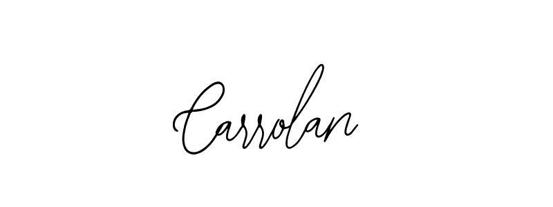 Make a beautiful signature design for name Carrolan. Use this online signature maker to create a handwritten signature for free. Carrolan signature style 12 images and pictures png