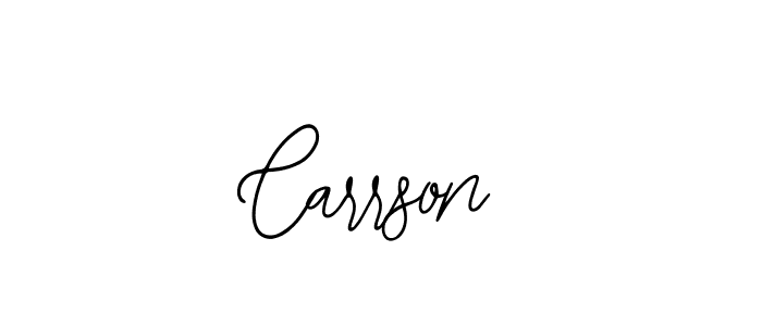 Design your own signature with our free online signature maker. With this signature software, you can create a handwritten (Bearetta-2O07w) signature for name Carrson. Carrson signature style 12 images and pictures png