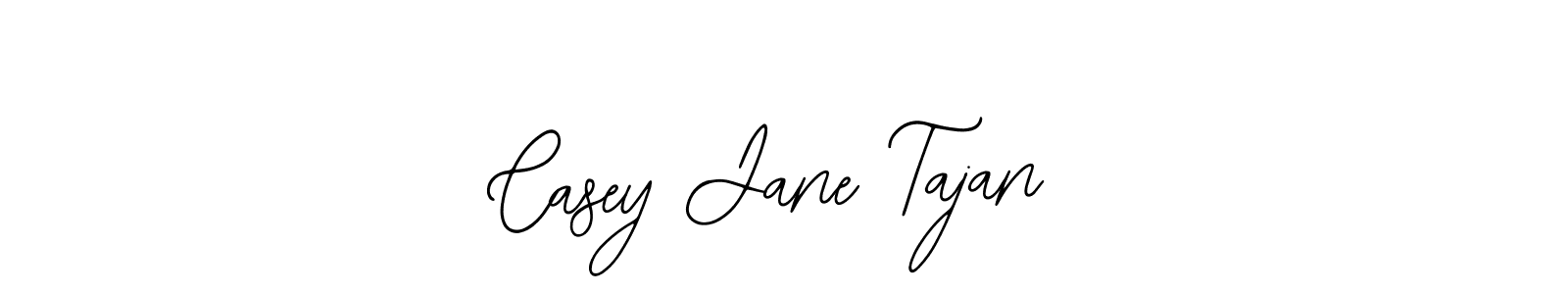 How to make Casey Jane Tajan name signature. Use Bearetta-2O07w style for creating short signs online. This is the latest handwritten sign. Casey Jane Tajan signature style 12 images and pictures png