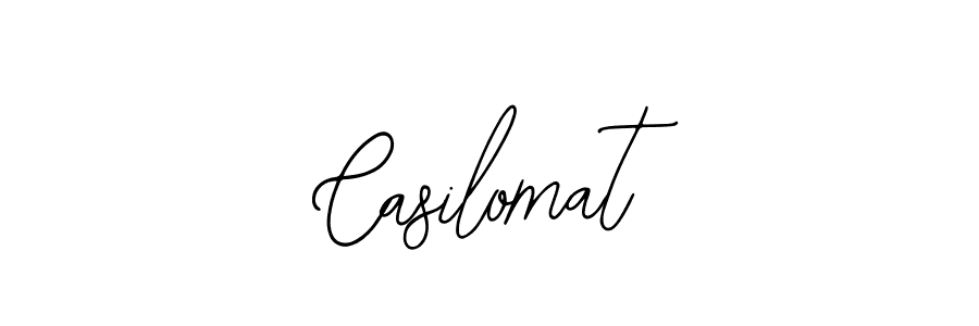 Bearetta-2O07w is a professional signature style that is perfect for those who want to add a touch of class to their signature. It is also a great choice for those who want to make their signature more unique. Get Casilomat name to fancy signature for free. Casilomat signature style 12 images and pictures png
